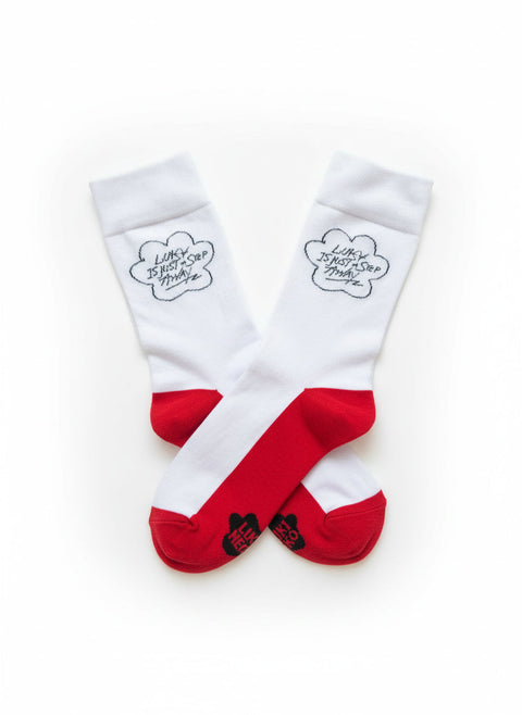 Luky 標語襪 - 幸運就在下一步